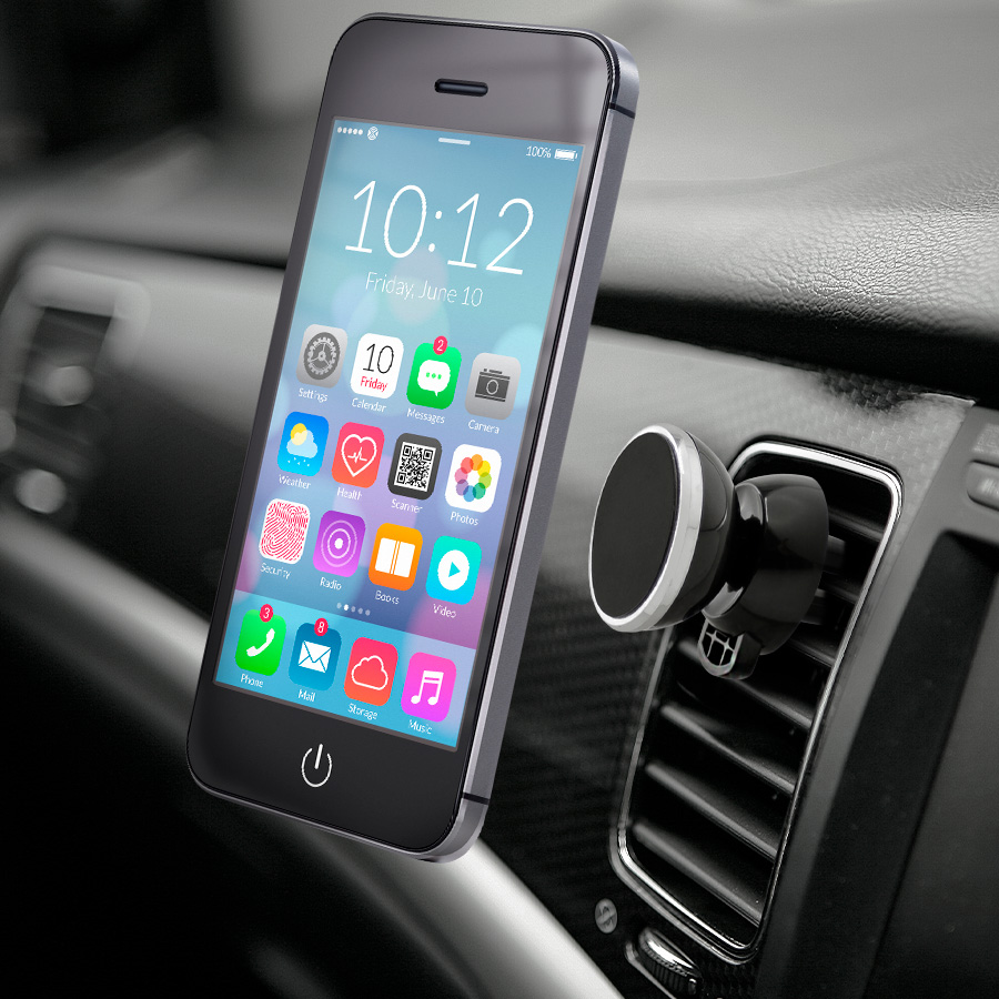 PORTA-CELULAR MAGNÉTICO PARA VEHÍCULO