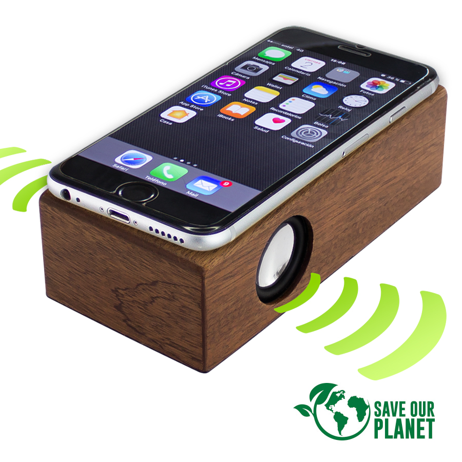 PARLANTE GRANDE INDUCCIÓN MADERA NOGAL