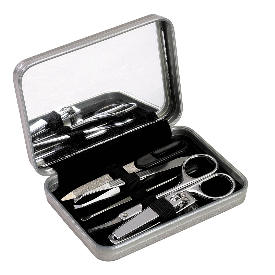SET DE MANICURE METÁLICO
