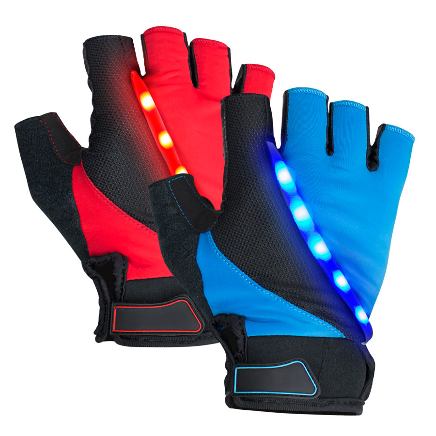 GUANTES 5 LED DE CICLISMO