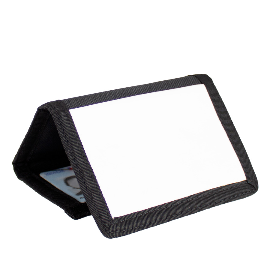 BILLETERA DE TELA NEGRA PARA SUBLIMACIÓN