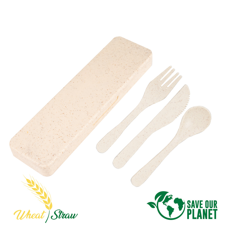 SET DE 3 CUBIERTOS ECOLÓGICO