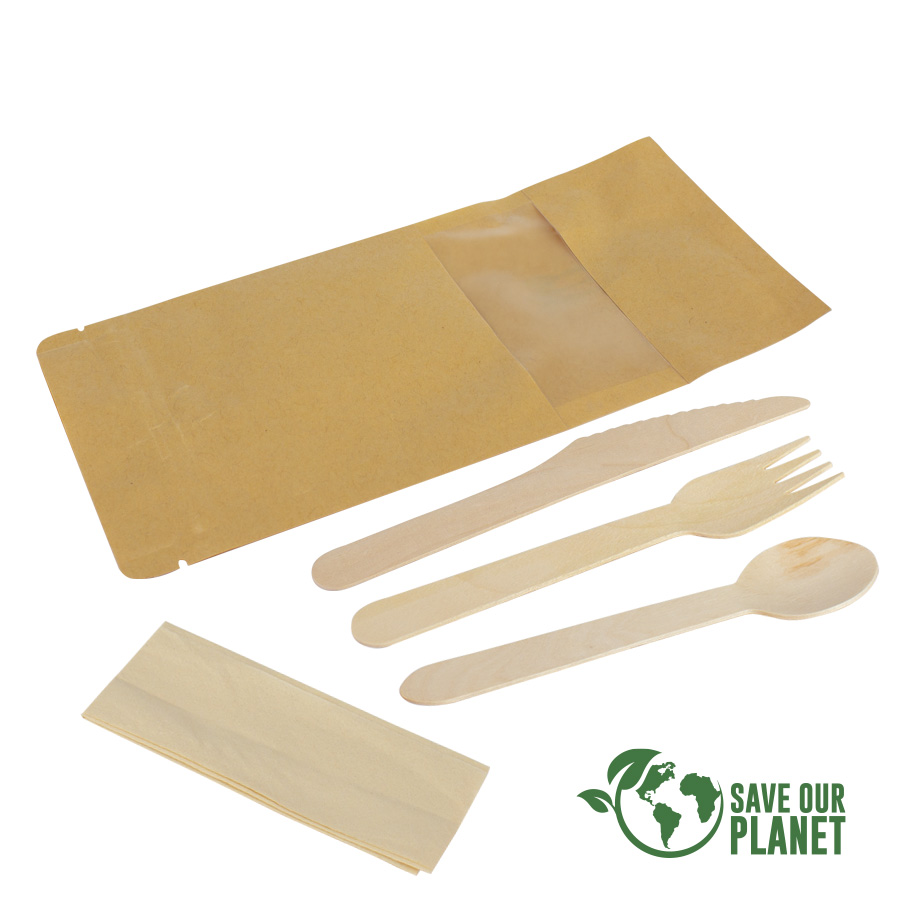 SET DE CUBIERTOS SUSTENTABLE BOLSA ZIP