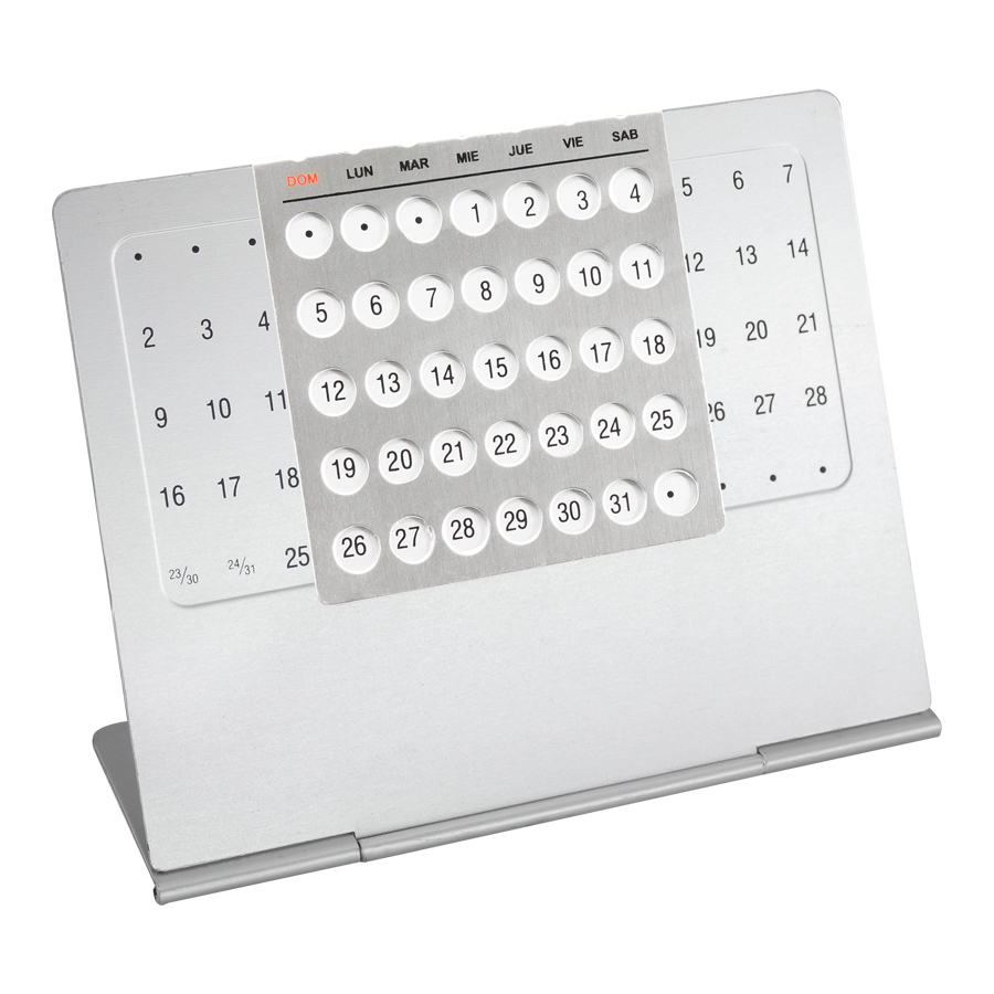CALENDARIO ETERNO METÁLICO