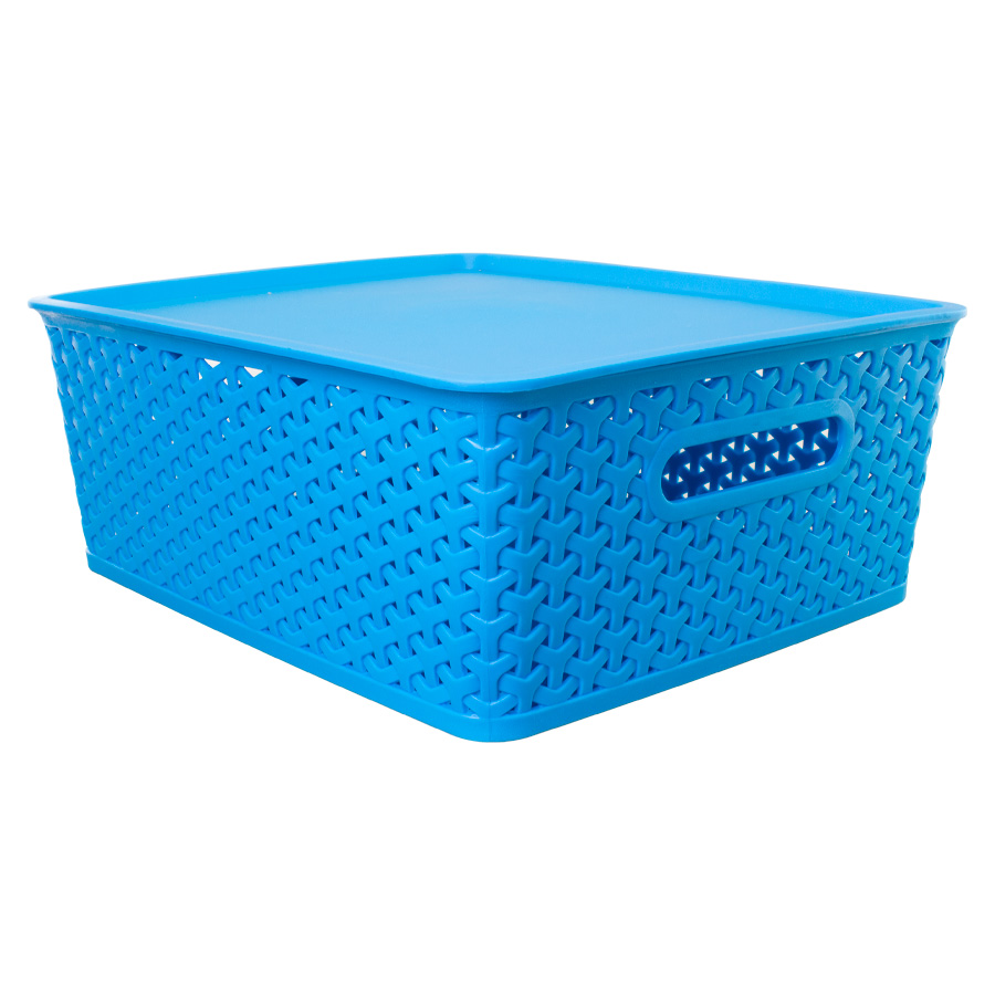 CANASTO PLÁSTICO 15 LT CON TAPA