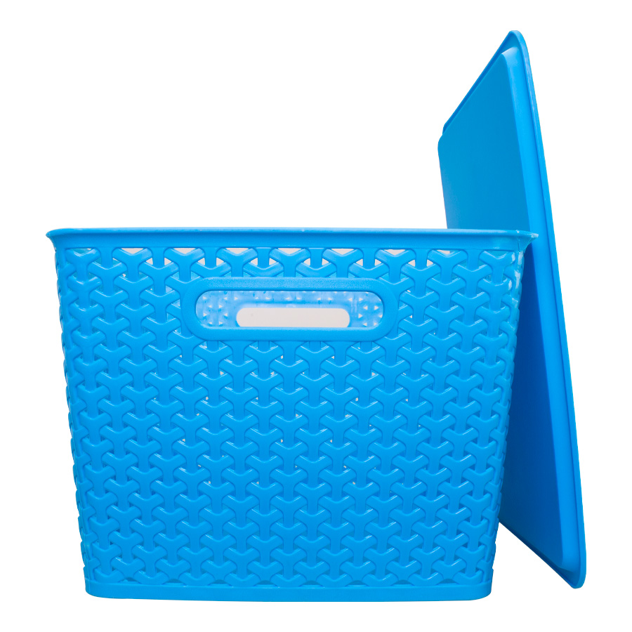 CANASTO PLÁSTICO 24 LT CON TAPA