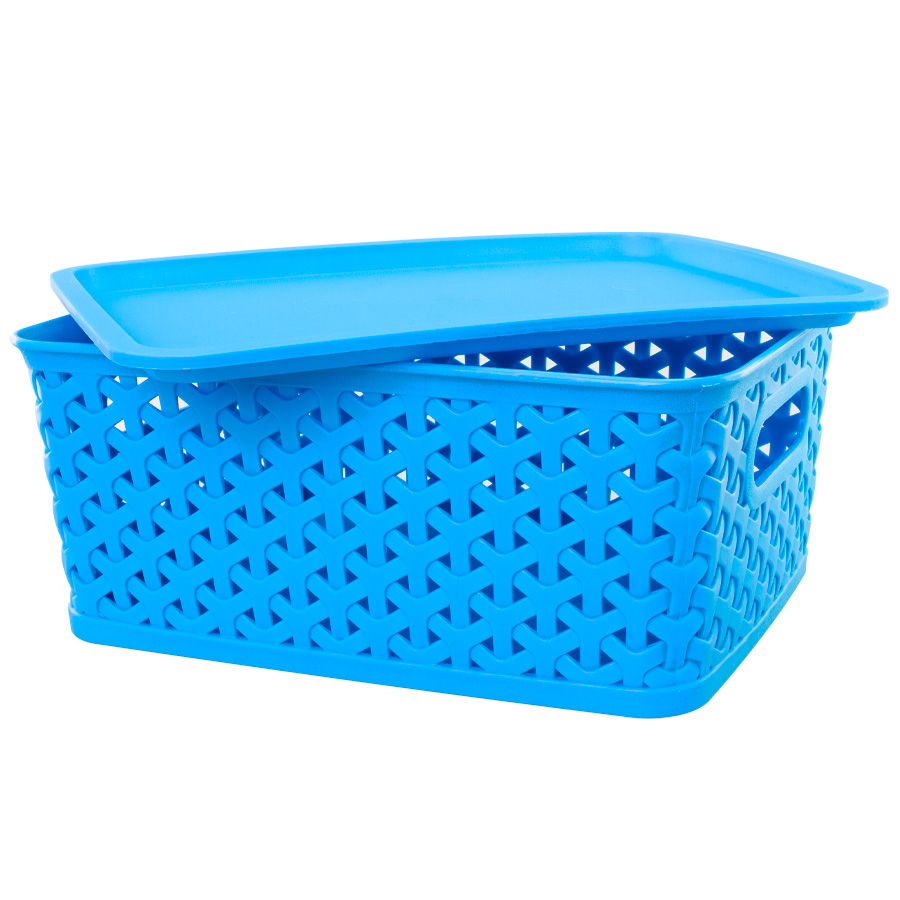 CANASTO PLÁSTICO 5 LT CON TAPA