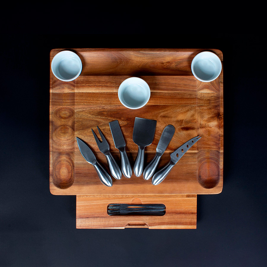 TABLA DE QUESOS CON 12 HERRAMIENTAS