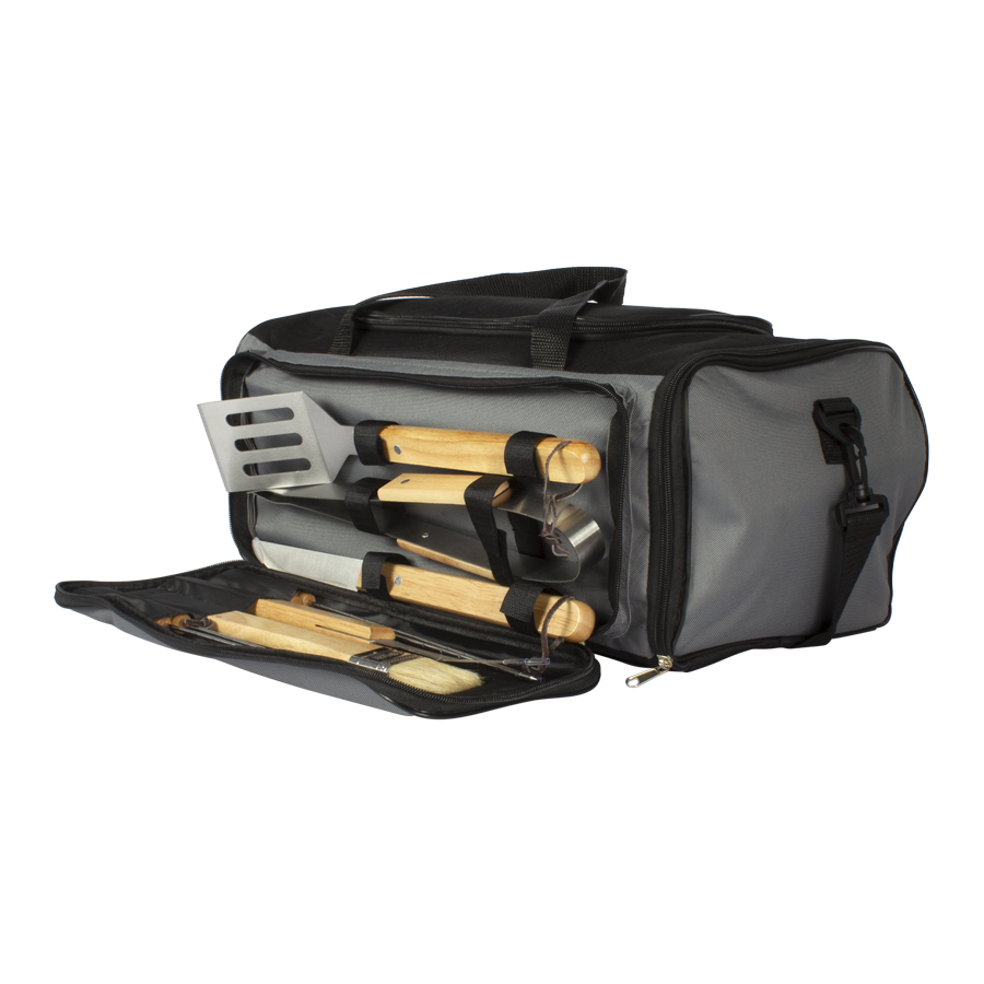 SET BOLSO – COOLER – PARRILLA – HERRAM.