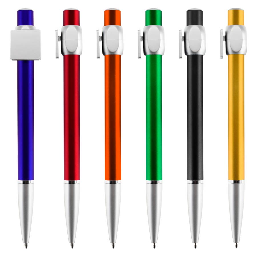 BOLÍGRAFO PLÁSTICO BADGE