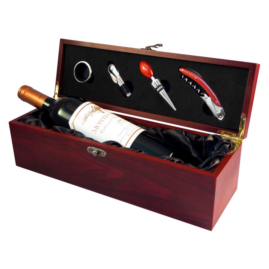 CAJA DE MADERA PARA VINO