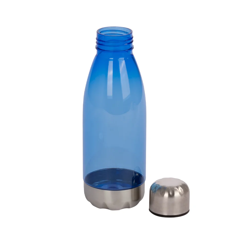 Botella plástica tapa Acero Inoxidable «AS» 500cc