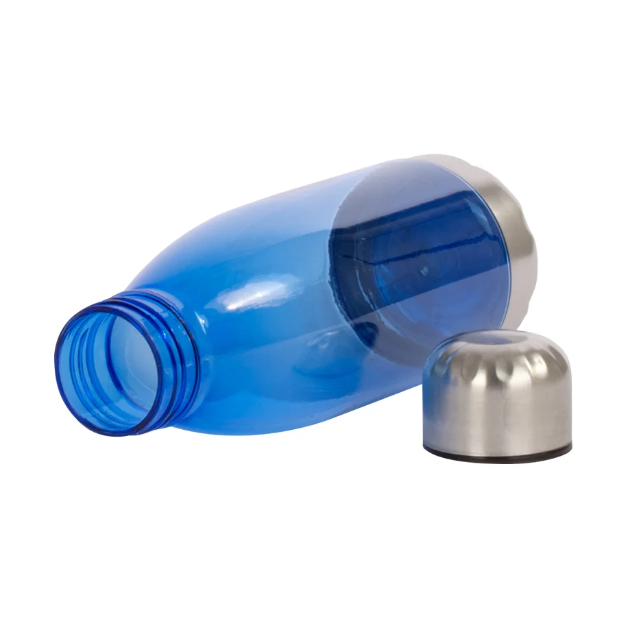Botella plástica tapa Acero Inoxidable «AS» 500cc