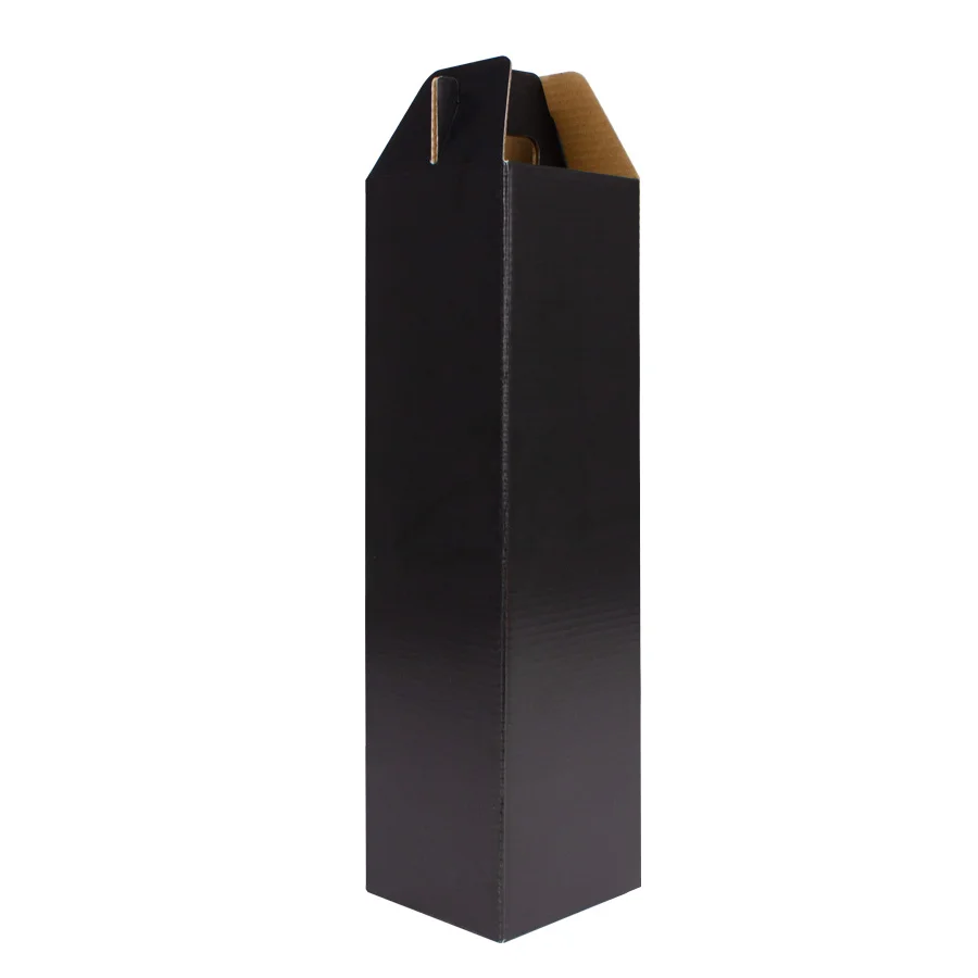 Caja autoarmable con asas, para 2 botellas de Vino