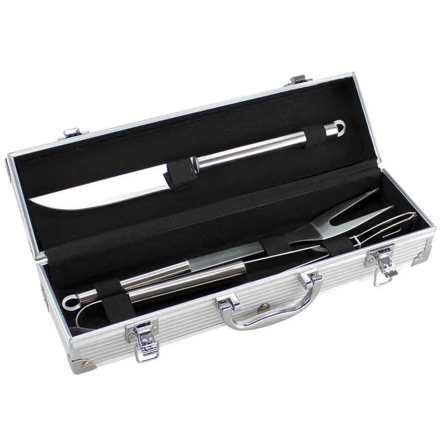 Deluxe BBQ Set Metálico — vista 2