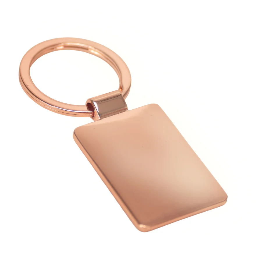Llavero rectangular encobrizado «CUPRA»