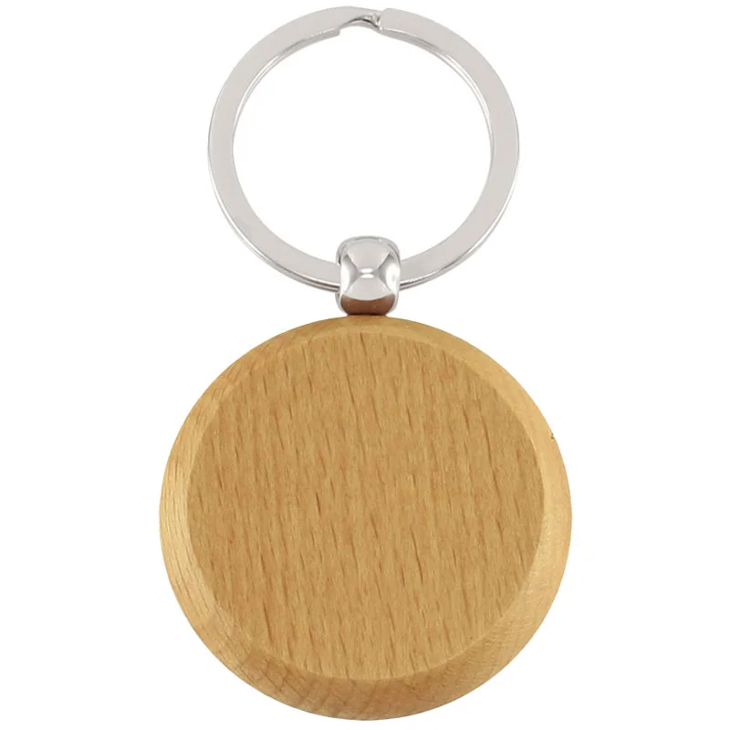 Llavero Redondo de Madera