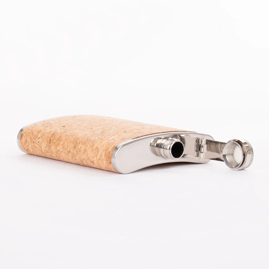 Petaca licorera «CORK» 8 oz