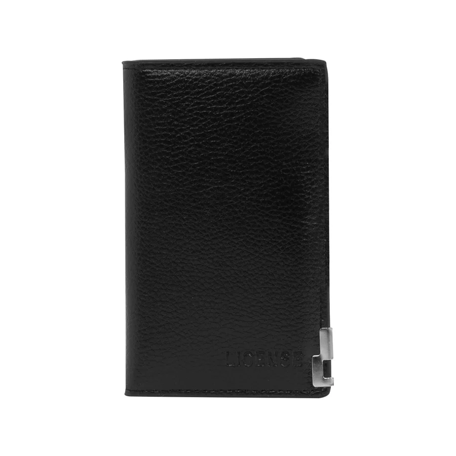 Porta-Tarjetas vertical de Eco-Cuero «LICENSE»