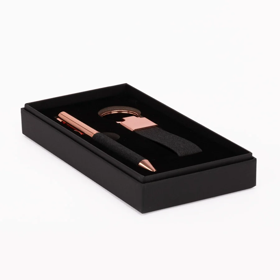 Set de Regalo «EPIC» negro con detalles encobrizados.