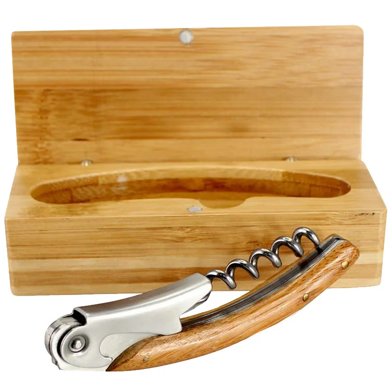 Set de Vino rectangular de Bamboo