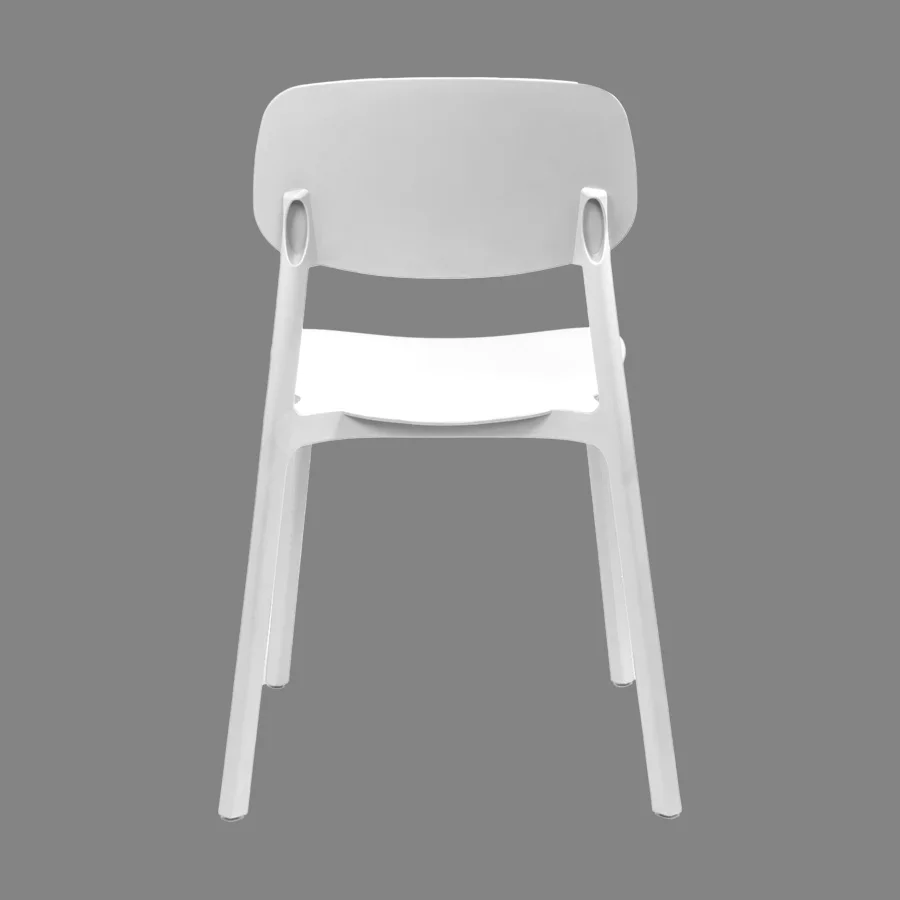Silla apilable de plástico rígido «MARVIN»