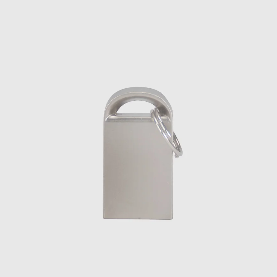 USB 2.0 Mini-Pendrive «Lock» de Acero inoxidable 32GB