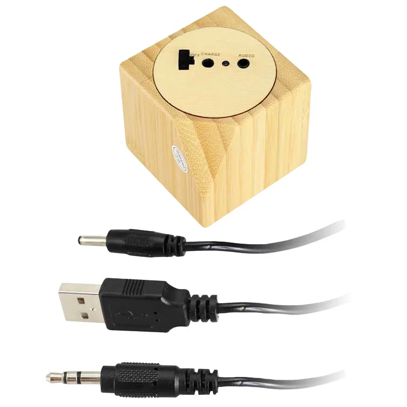 USB Parlante de Bamboo
