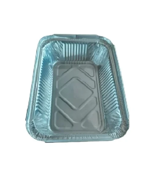 Bandeja Alum. 1100ml c/Tapa Cart-Alum.  (30x20)