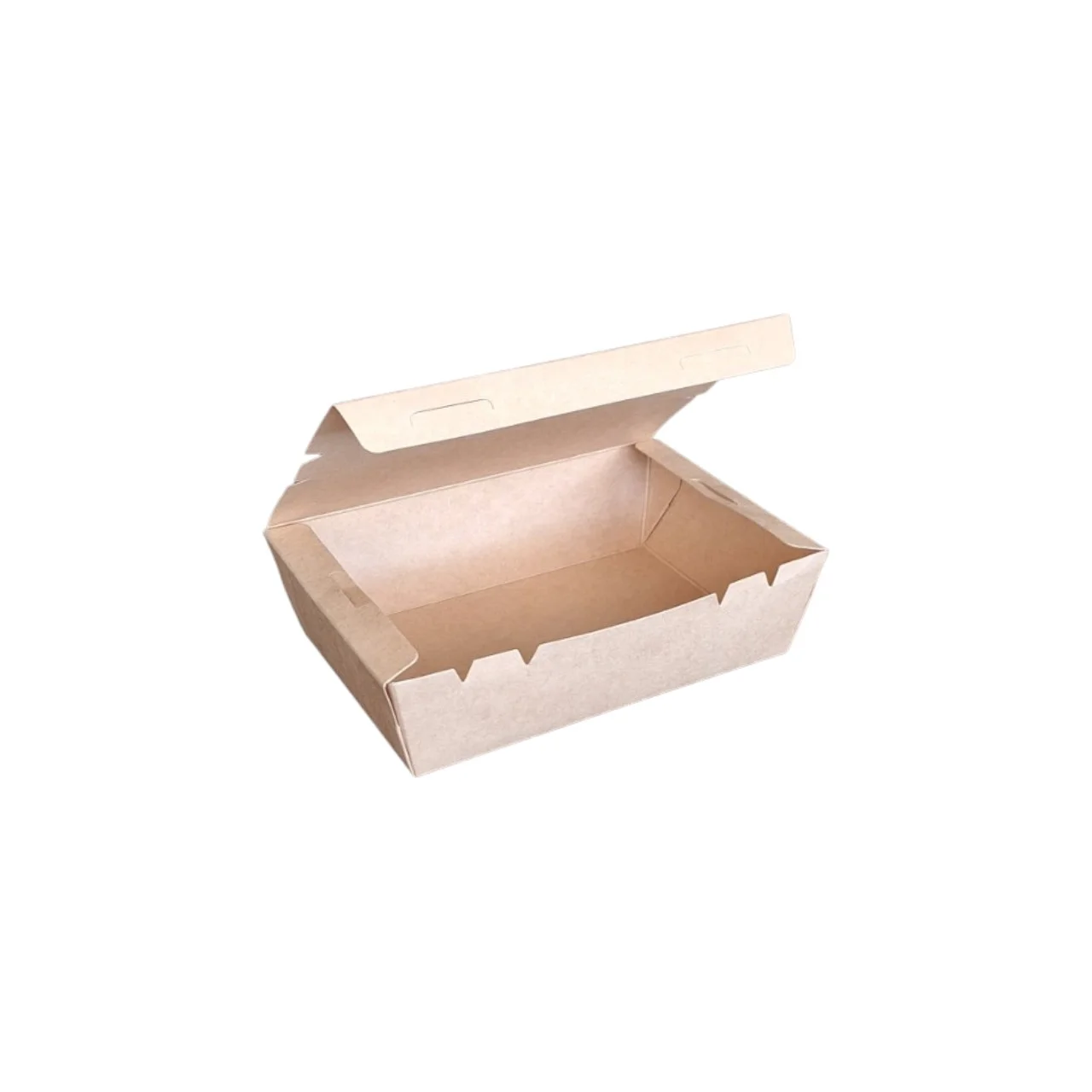 Caja c/ventana 1200ml Kraft (4x50)