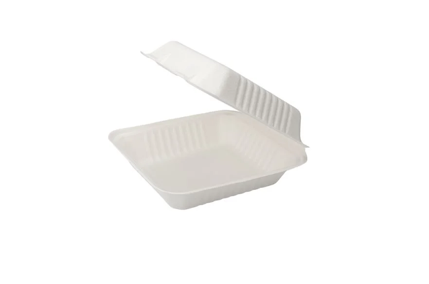 Cuadrado 22,3x20,1x4,6 cms. Bagasse (4X50)