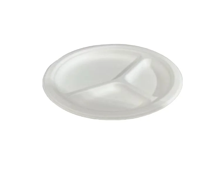Plato 3Div. 22cm Ø Blanco (10x50)
