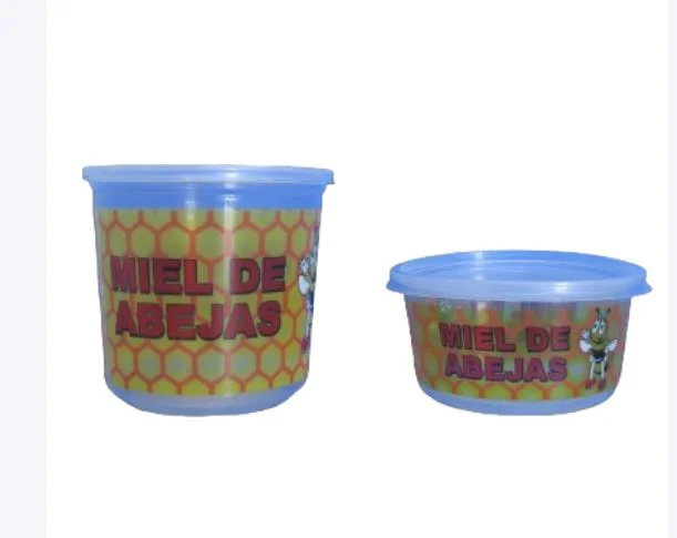 Pote 12oz PP transp. Imp. Miel (20x25u)