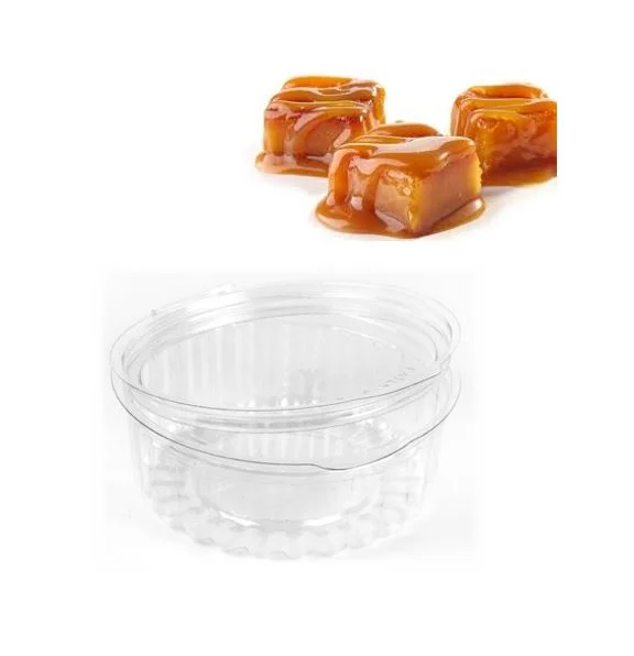 Pote 8 oz c/tapa plana PET (1x600)