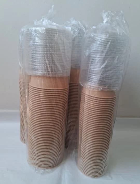 Pote y Tapa 16oz Kraft 150mm Ø (6x50)