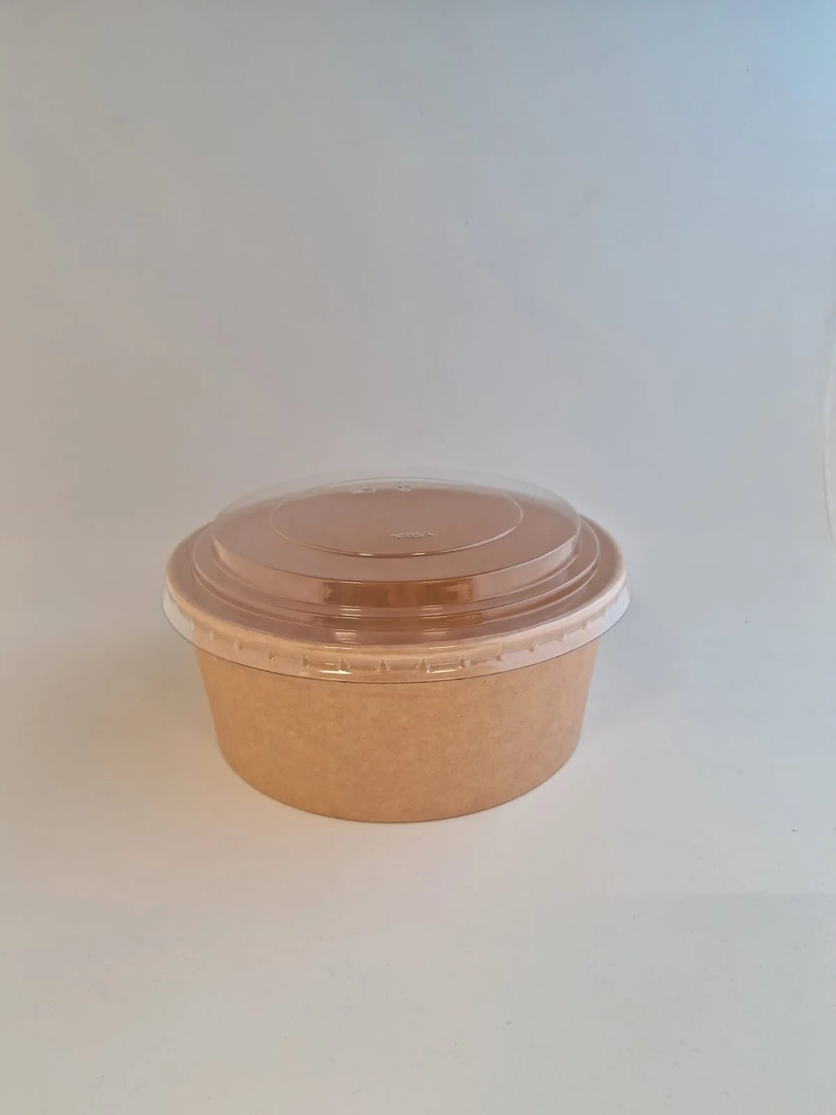 Pote y Tapa 16oz Kraft 150mm Ø (6x50)