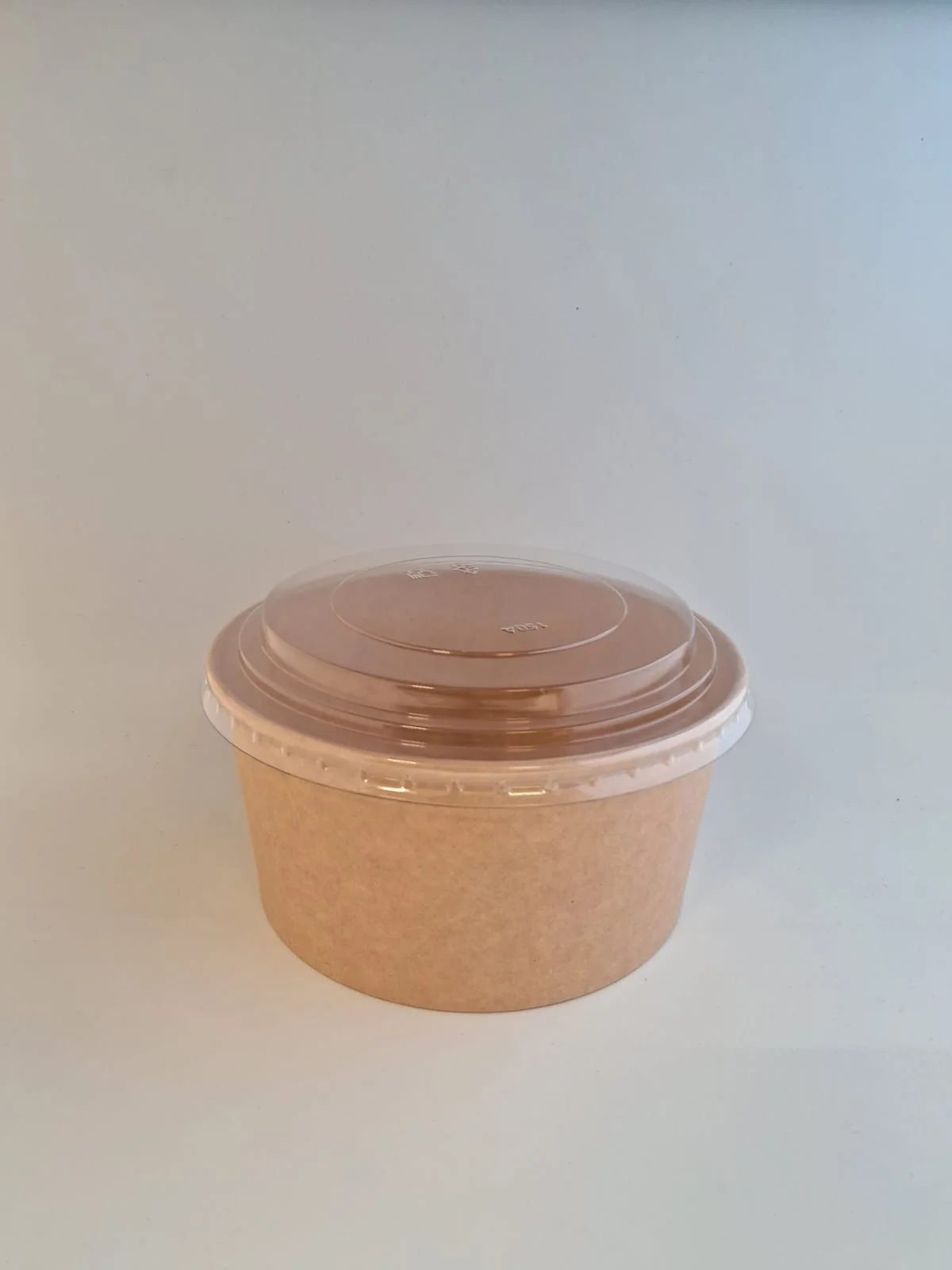 Pote y Tapa 16oz Kraft 150mm Ø (6x50)