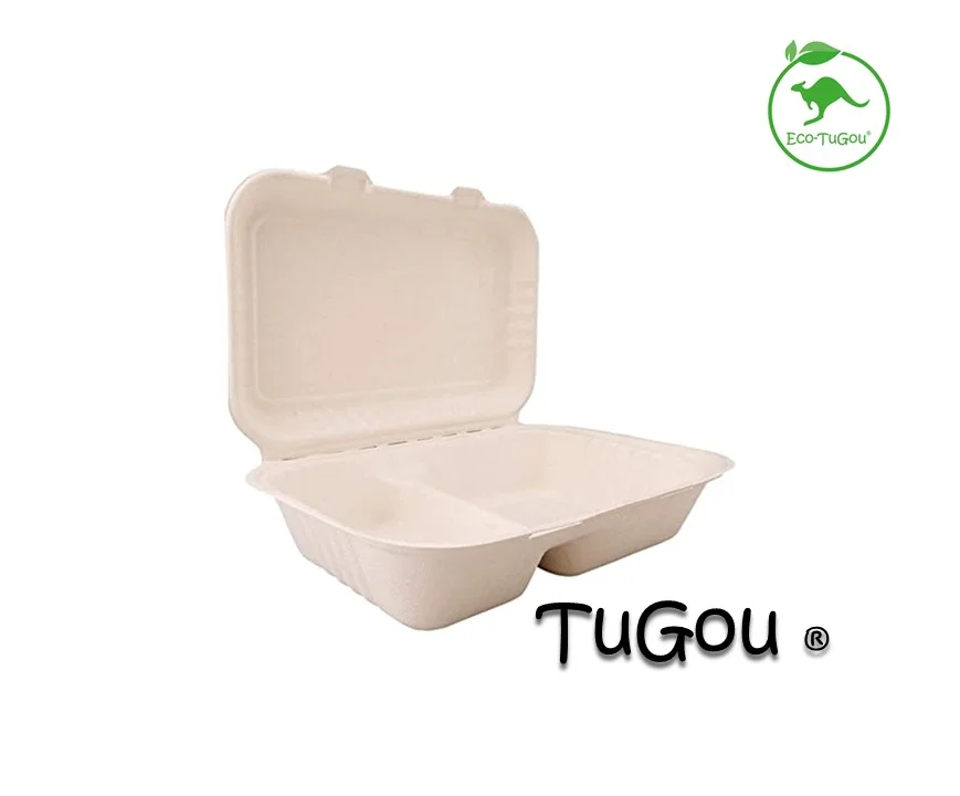 Rectangular Bagasse 23x16x4,5cm Blanco (4x50)