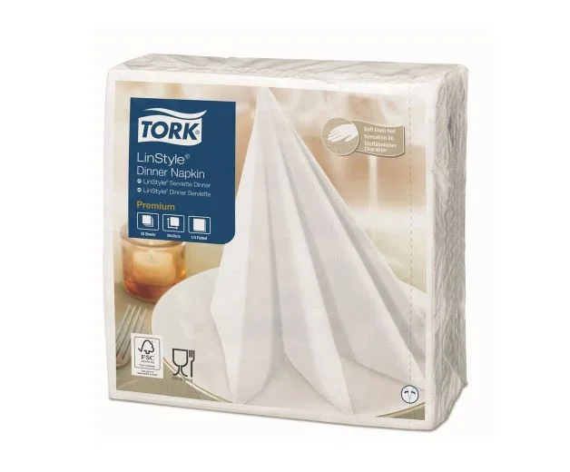 Servilleta Premium Linstyle Blanco (12X50)