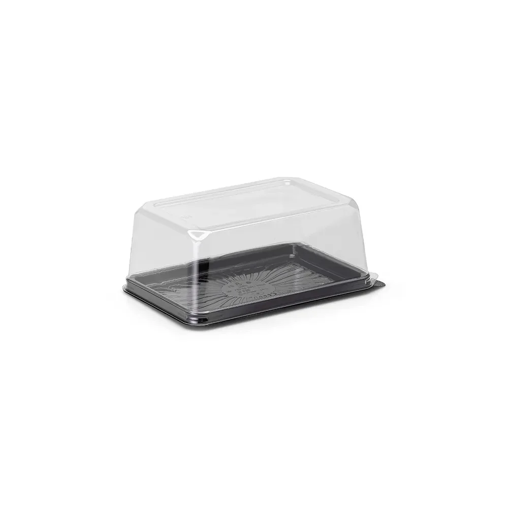 Torta Rectangular Lisa 165x105x70mm PET (1x50)