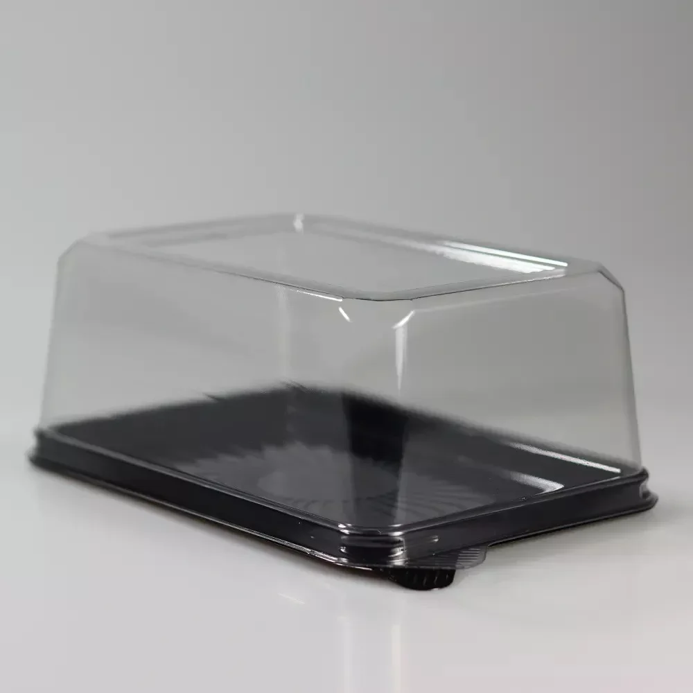 Torta Rectangular Lisa 165x105x70mm PET (1x50)