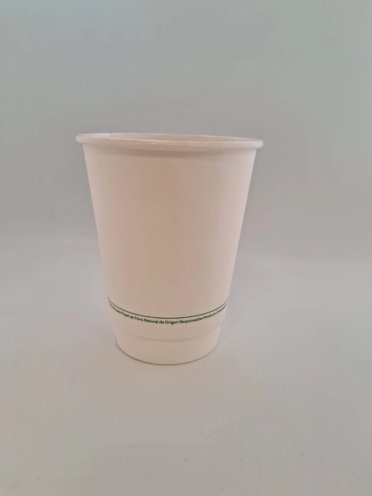 Vaso 12oz Blanco Doble Pared PLA Imp. Generico (20x25)