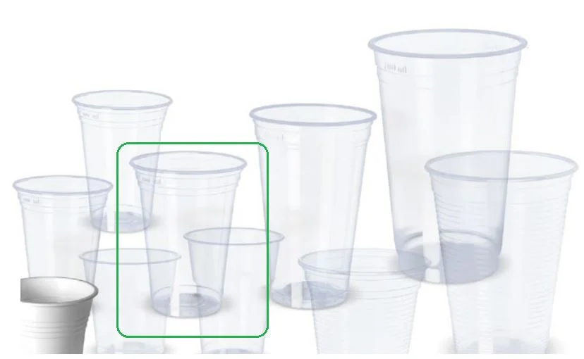 Vaso 330cc PP Transparente (20x50)