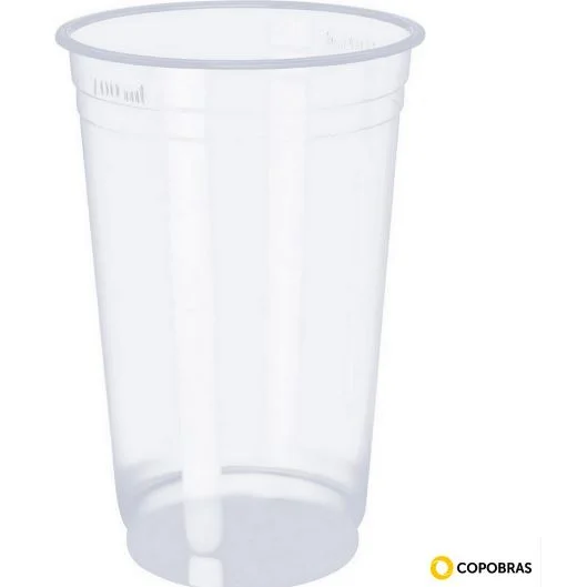 Vaso 770cc PP Transparente (20x25)