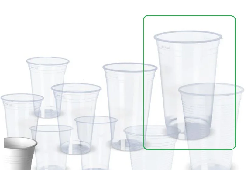 Vaso 770cc PP Transparente (20x25)