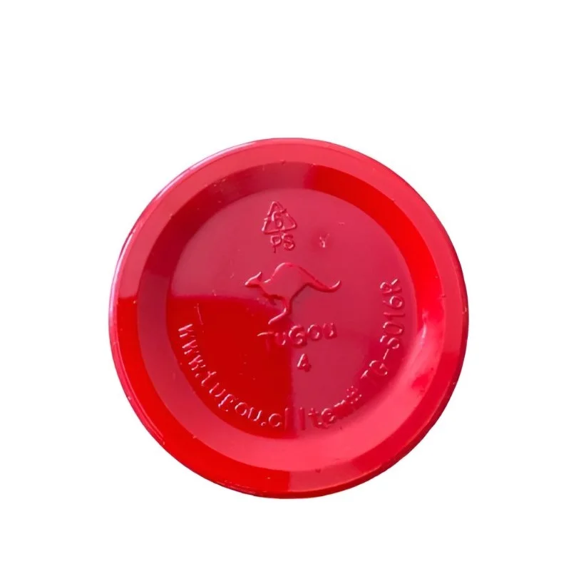 Vaso PS 16oz Rojo int. Blanco (20x50)