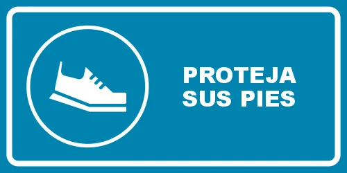 ADVERTENCIA PROTEJA SUS PIES