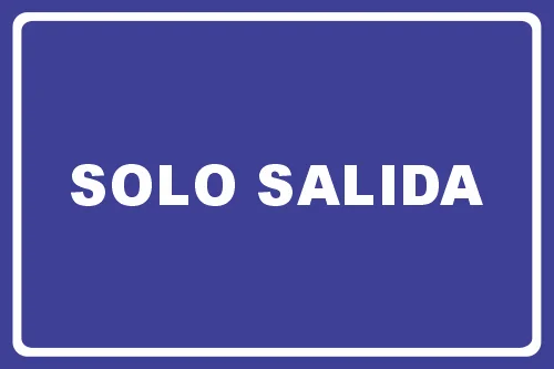 SOLO SALIDA
