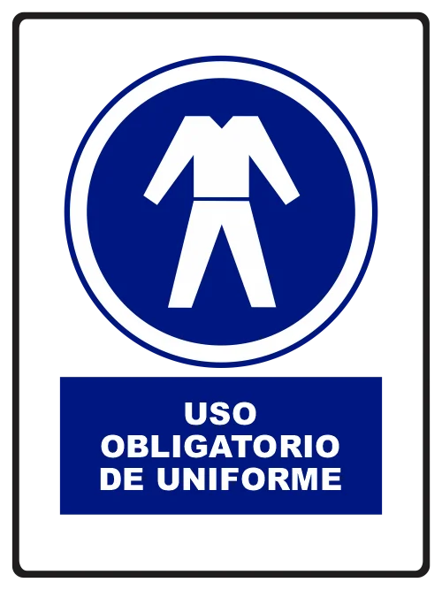 USO OBLIGATORIO DE UNIFORME