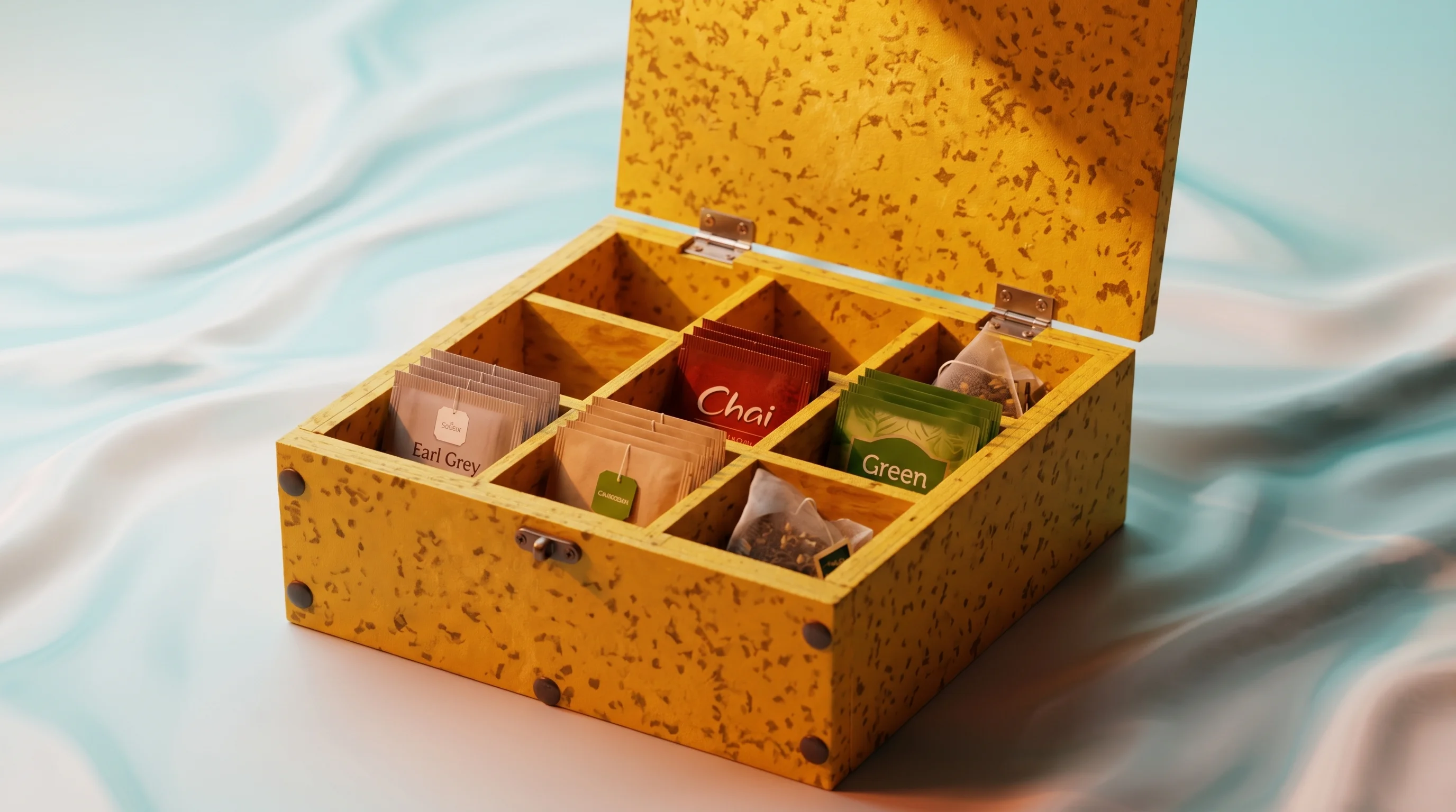 Caja Organizadora para Té (Gastronomía Premium)